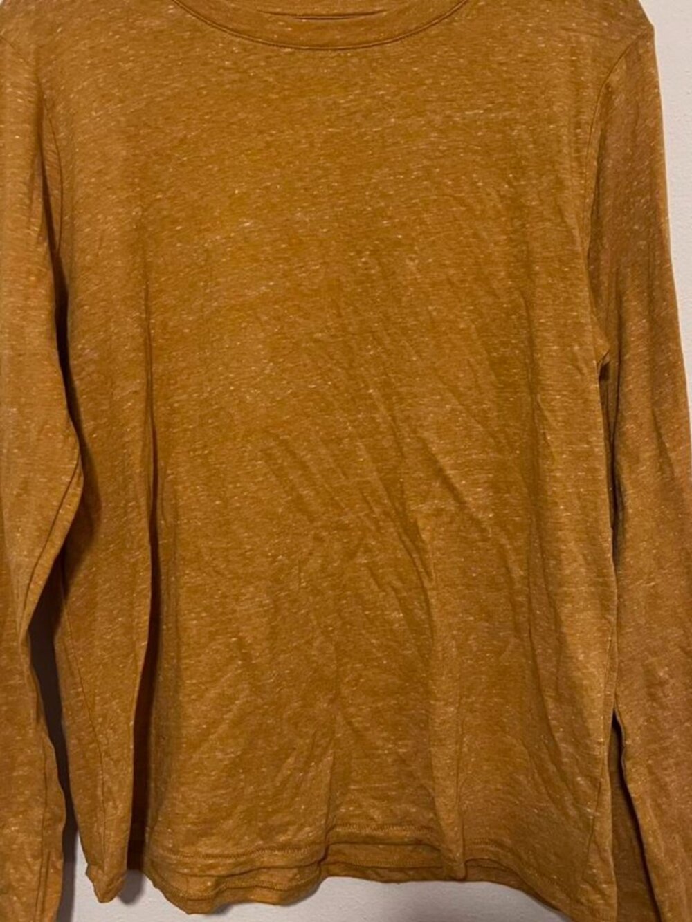 Sonoma Goods for Life Women's Yellow Long Sleeve Tee